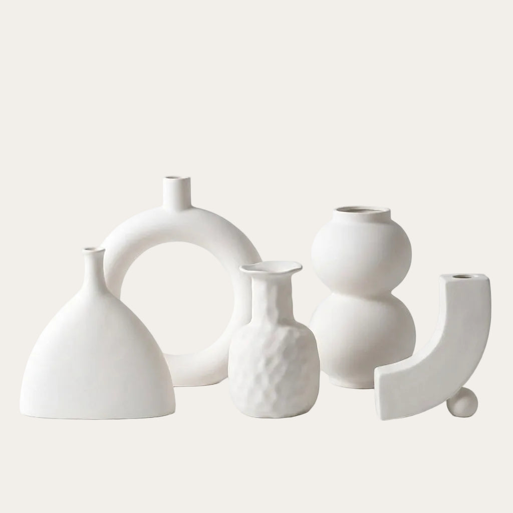 Sculptural Ceramic Vase Collection