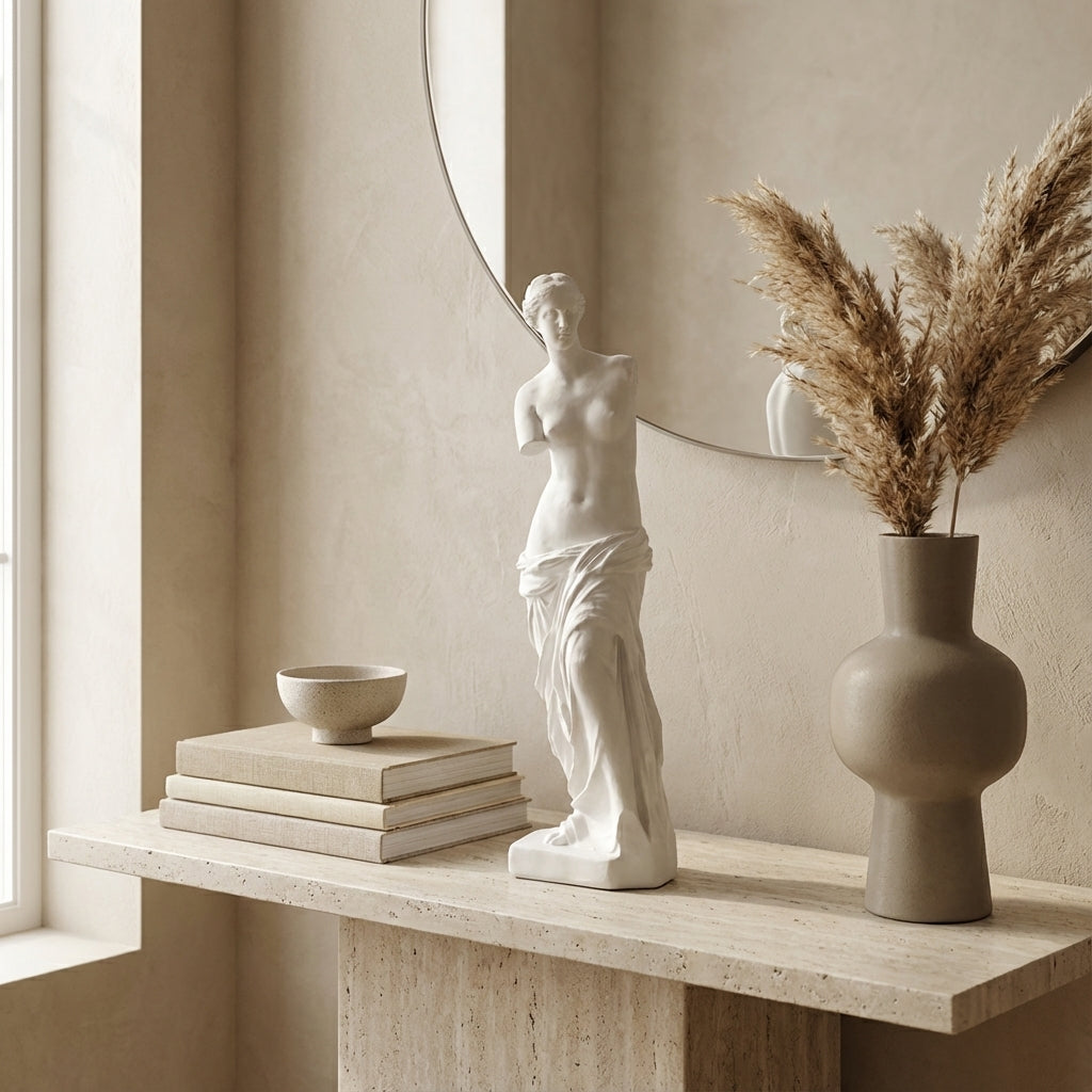 Modern Classical Resin Figurative Accent