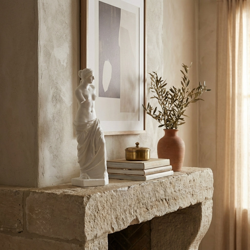 Modern Classical Resin Figurative Accent